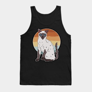 SIAMESE CAT RETRO Tank Top